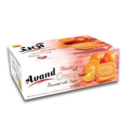 بیسکویت با طعم پرتغال و تزیین شکر آوند