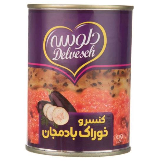 کنسرو خوراک بادمجان دلوسه 400 گرم