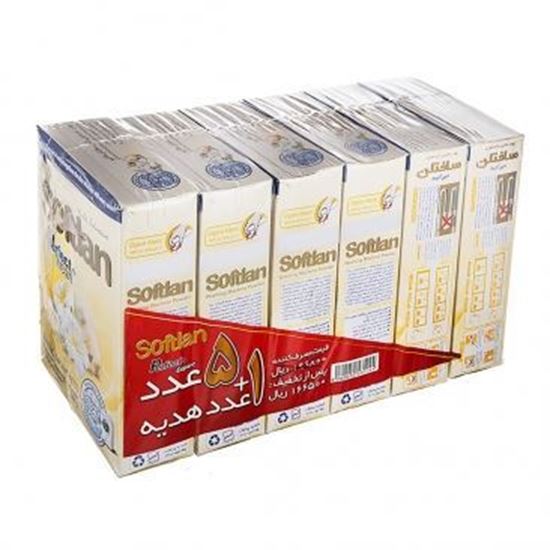 پودر لباسشویی سافتلن طلایی پک 6 عددی