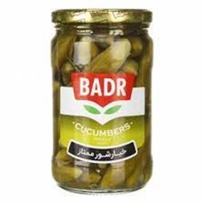 خیارشور ممتاز شیشه ای بدر 630 گرم