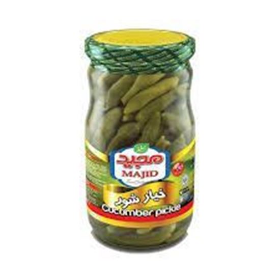 خیارشور ویژه شیشه ای مجید 750 گرم