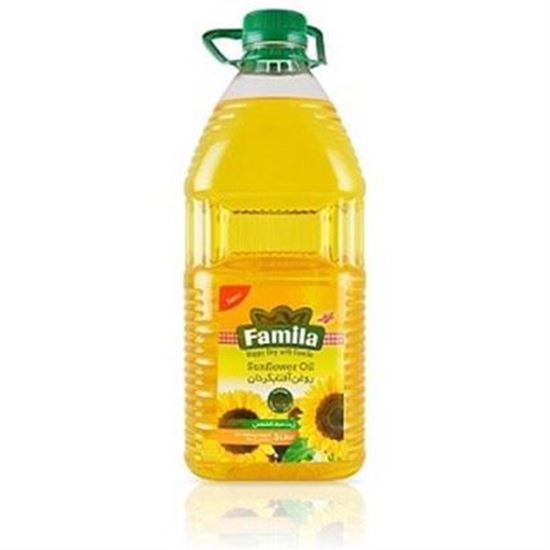 روغن نباتی مایع آفتاب گردان فامیلا 2700 گرم