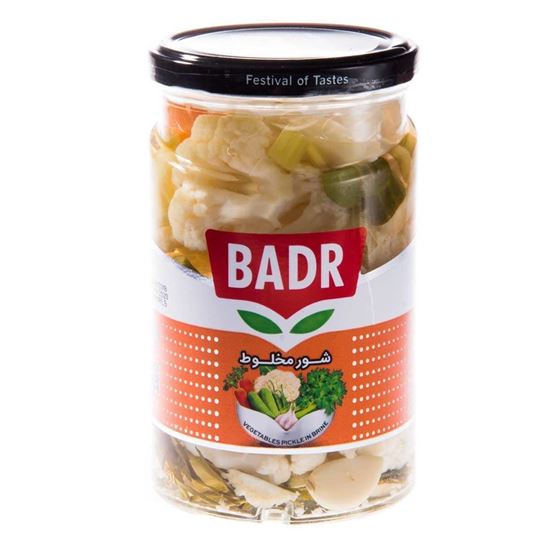 شور مخلوط شیشه ای بدر 630 گرم