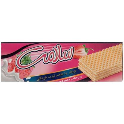 ویفر توت فرنگی سلامت 160 گرم