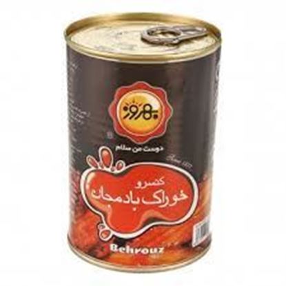 کنسرو خوراک بادمجان بهروز 405 گرم