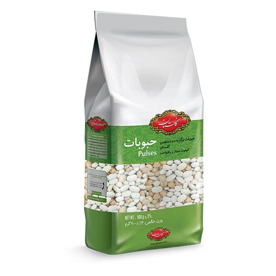نخود و لوبیا مخلوط گلستان 900 گرم