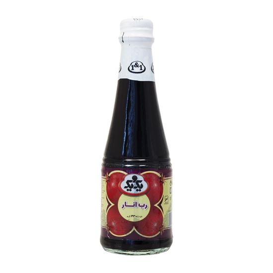 رب انار شیشه ای یک و یک 430 گرم