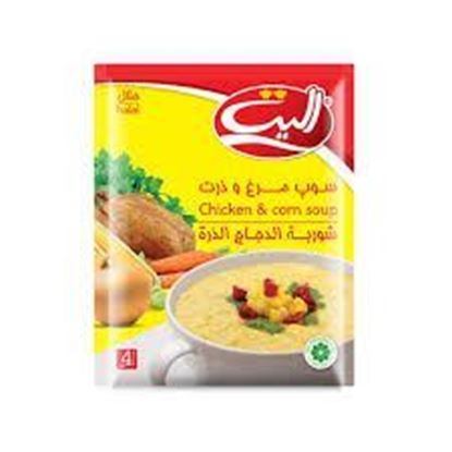 پودر سوپ مرغ و ذرت ساشه الیت 65 گرم