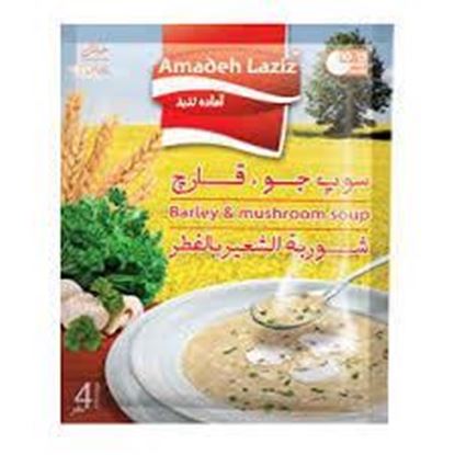 پودر سوپ جو و قارچ ساشه آماده لذیذ 65 گرم