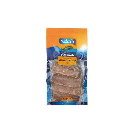 تصویر گوشت فیله ماهی گیش ممتاز وکیوم تحفه 400 گرم