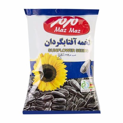 تخمه آفتابگردان پوست دار بزگ مزمز 110 گرم