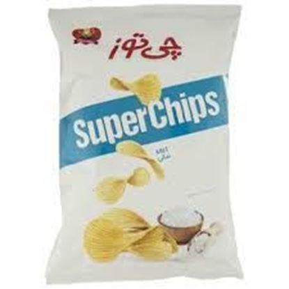 سوپر چیپس ساده بزرگ چی توز 90 گرم