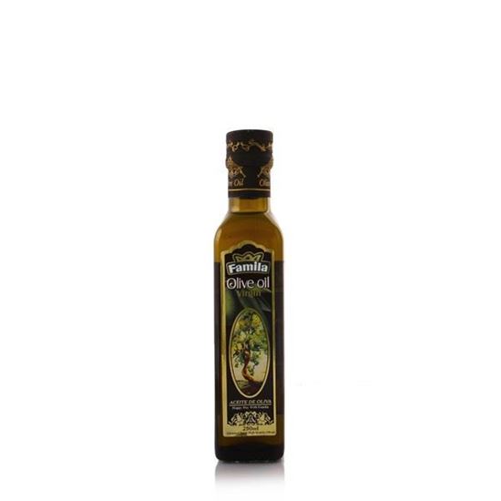 روغن زیتون بکر شیشه فامیلا 250 سی سی