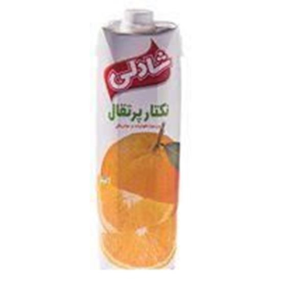 نکتار پرتقال پاکتی تتراپک شادلی 1 لیتر