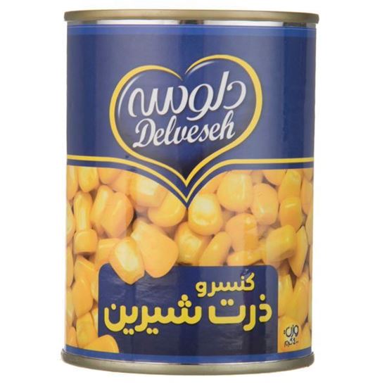 کنسرو ذرت فلزی دلوسه 400 گرم
