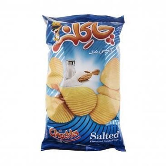 چیپس نمکی موجدار متلایز چاکلز 55 گرم