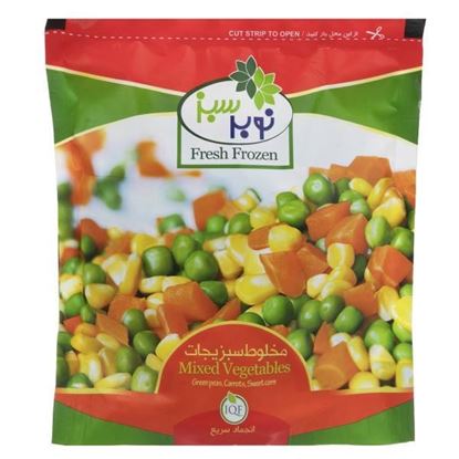 مخلوط سبزیجات منجمد نوبر سبز 400 گرم