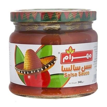 سس سالسا شیشه ای مهرام 340 گرم