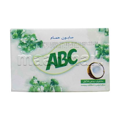 صابون حمام سبز آ ب ث پک 6 عدد