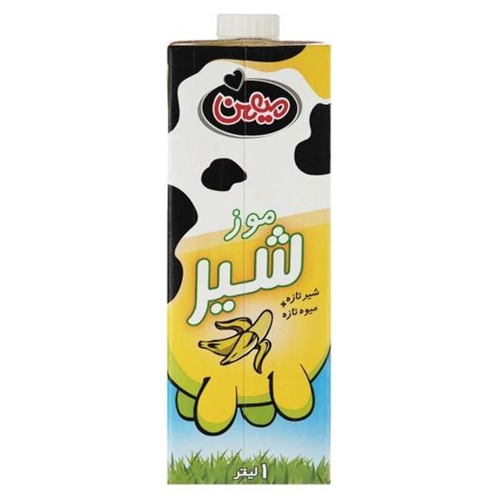 شیر موز پاکتی میهن 1 لیتر