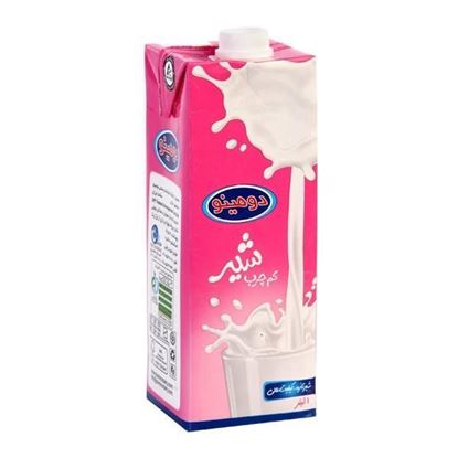 شیر پاکتی کم چرب دومینو 1 لیتر