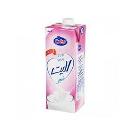 شیر پاکتی کم چرب میهن 1 لیتر