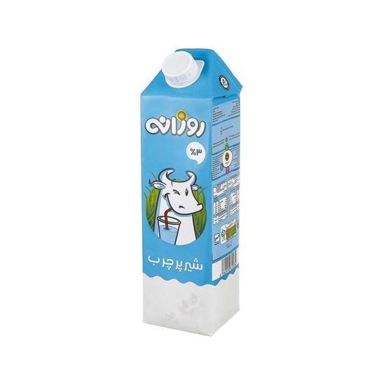 شیر پاکتی پرچرب روزانه 1 لیتر