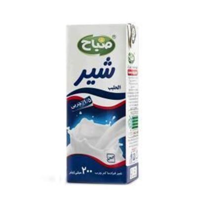 شیر پاکتی کم چرب صباح 200 سی سی