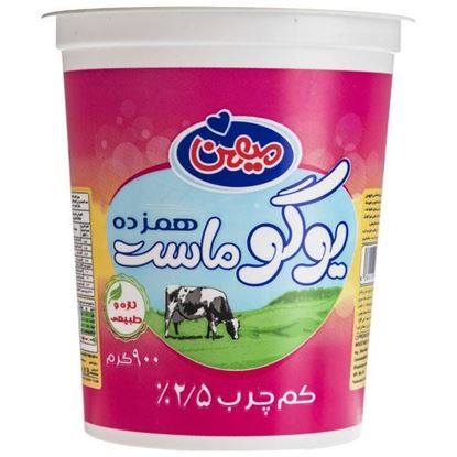 ماست لیوان یوگو همزده کم چرب میهن 900 گرم