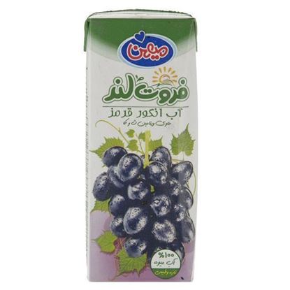 آب انگور قرمز زلال فروت لند میهن 1 لیتر
