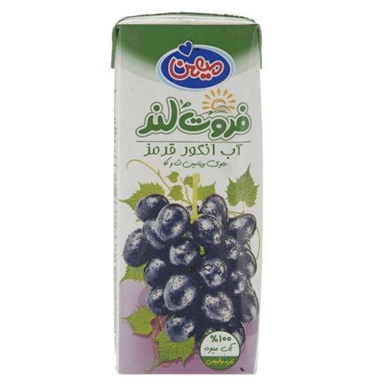 آب انگور قرمز زلال فروت لند میهن 1 لیتر