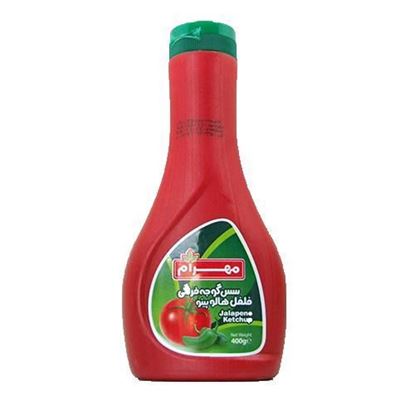 سس گوجه فرنگی هالوپینو مهرام 400 گرم