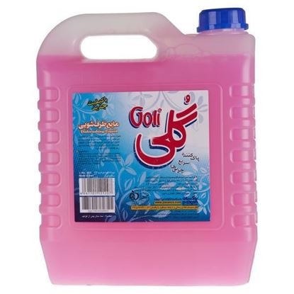مایع ظرفشویی صورتی گلی 4 لیتر