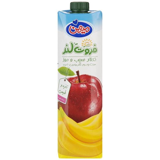 نکتار سیب و موز فروت لند میهن 1 لیتر