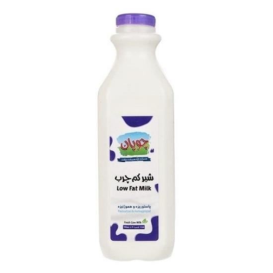 شیر بطری کم چرب چوپان 1 لیتر 