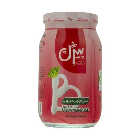 سس مایونز شیشه کم چرب بیژن 480 گرم 