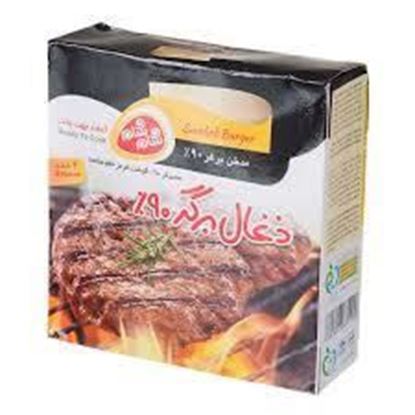 برگر زغالی 90% گوشت شام شام 400 گرم