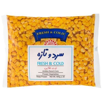 ذرت طلایی منجمد سرد و تازه 400 گرم