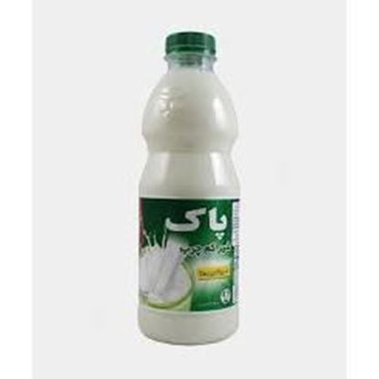 شیر بطری بزرگ کم چرب غنی شده با ویتامین D3 پاک 1 لیتر