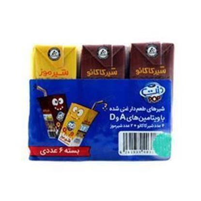 شیرکاکائو و شیر موز دنت 12 عددی