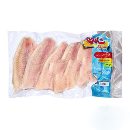 گوشت فیله ماهی تیلاپیا وکیوم شارین 600 گرم