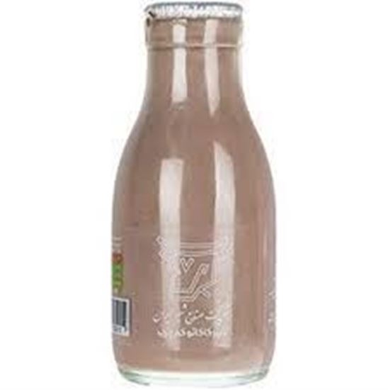 شیر کاکائو شیشه کوچک پگاه 250 میل
