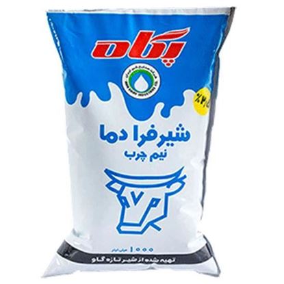 شیر کیسه نیم چرب پگاه 1 لیتری