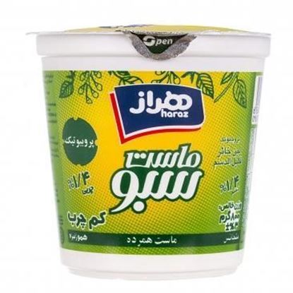 ماست متوسط همزده کم چرب پروبیوتیک هراز 800