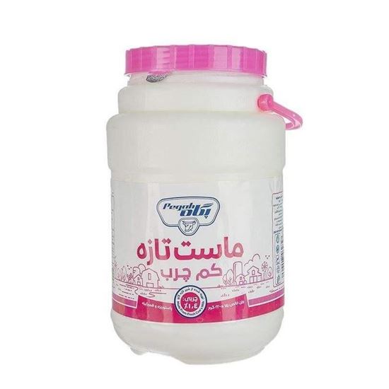 ماست دبه کم چرب پگاه  2000 گرم