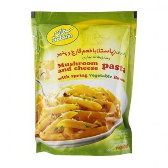 ماکارونی پاستا نیم آماده قارچ و پنیر سبزان 145 گرم